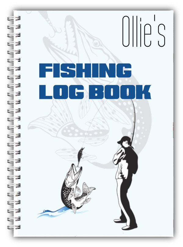 Personalised Fishing Log Book/Journal 3