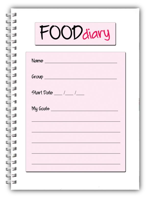 Personalised Diet Diary – Small Flower