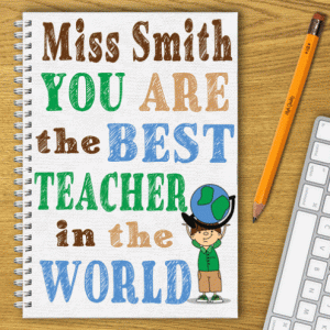 Personalised Notebook – Amazing Teacher