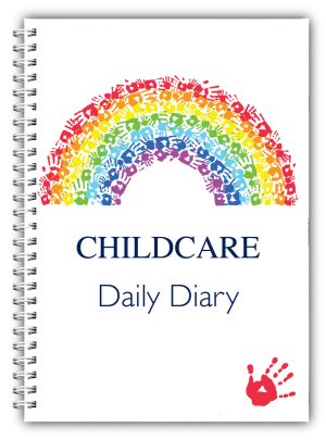 A5 Childcare Diary – Rainbow Hands Design