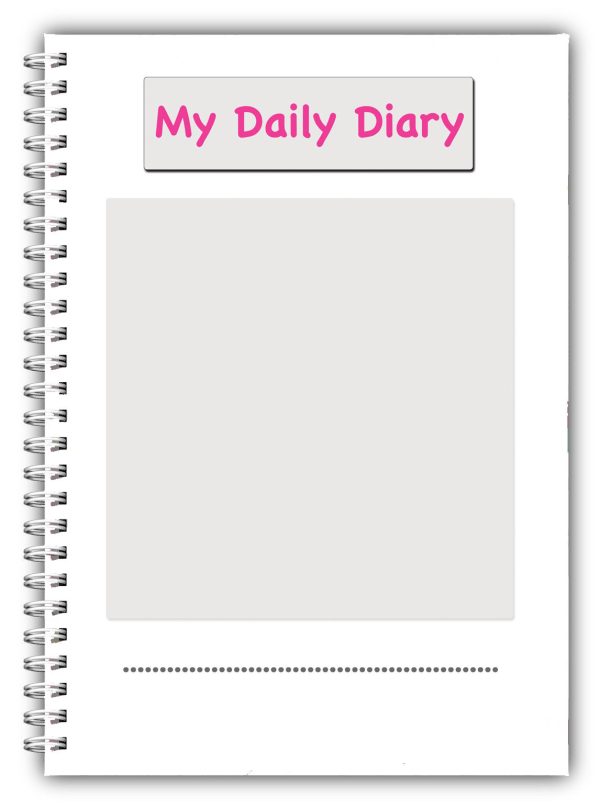 Childcare Diary – Purple Hand Design