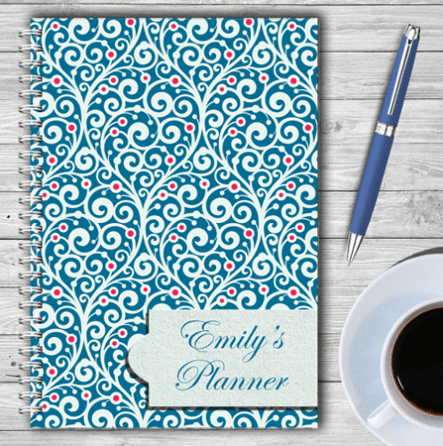 Personalised Daily Planner – Blue Design