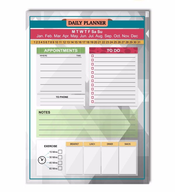 Personalised Daily Planner – Football Design