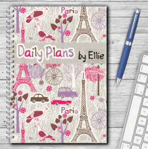 Personalised Daily Planner – Paris Design