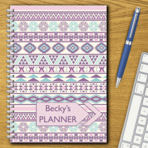 Personalised Daily Planner – Purple Design