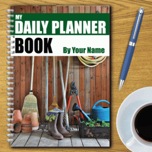 Personalised Daily Planner – Garden Shed Design
