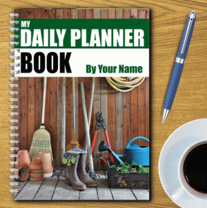 Personalised Daily Planner – Garden Shed Design