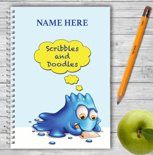 Personalised Notebook – Doodles