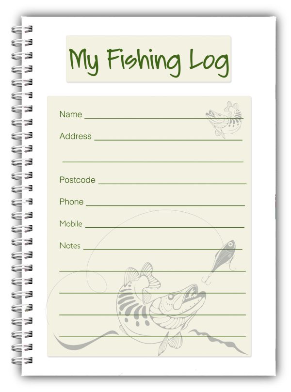 Personalised Fishing Log Book/Journal 2