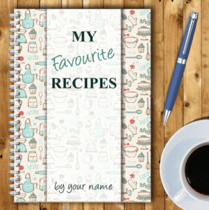 Personalised Recipe Planner – Lt Green Design