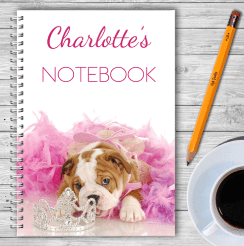 Personalised Notebook – Bulldog