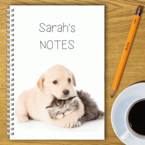 Personalised Notebook – Cat & Dog