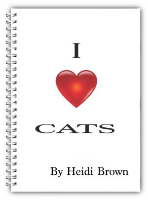 Personalised Notebook – I Love Cats