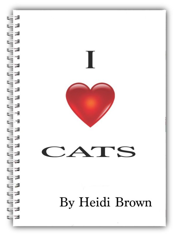 Personalised Notebook – I Love Cats