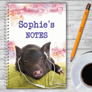 Personalised Notebook – Pig