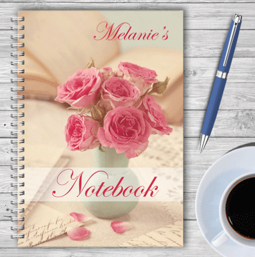 Personalised Notebook – Flowers