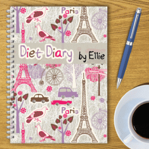 Personalised Diet Diary – Paris Design