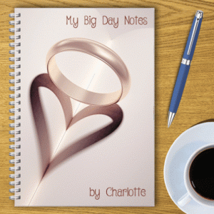 Personalised Notebook – Wedding Rings