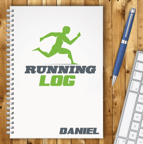 Personalised Running Log – Green Design