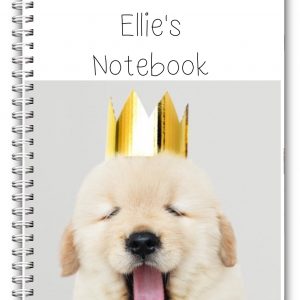 A5 Personalised Labrador Puppy Dog Notes Notebook