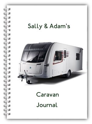 A5 Personalised Journey Caravan Car Notebook