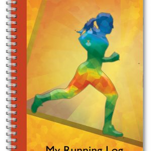 Non Personalised Running Log – Colourful Lady