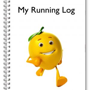 Non Personalised Running Log – Lemon