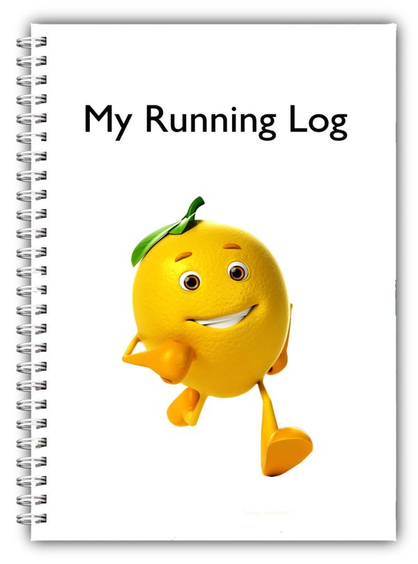 Non Personalised Running Log – Lemon