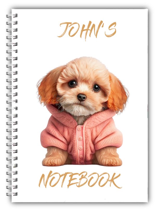 A5 Personalised Yorkshire Terrier Yorkie Small Dogs Puppy Notebook 01