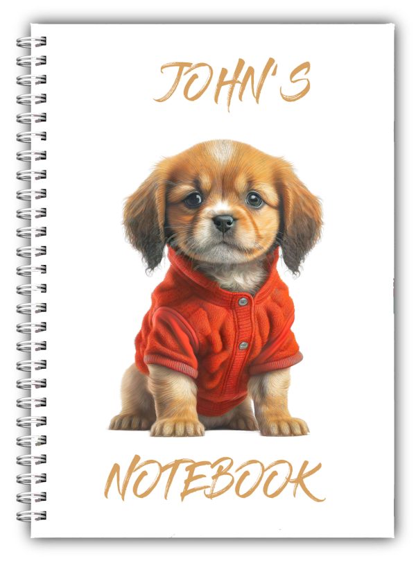 A5 Personalised Yorkshire Terrier Yorkie Small Dogs Puppy Notebook 01