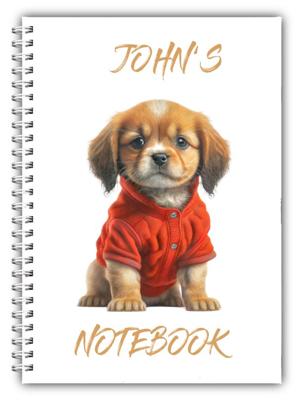 A5 Personalised Yorkshire Terrier Yorkie Small Dogs Puppy Notebook 01