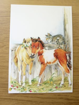 A6 Craft Cards – Foals & Cat