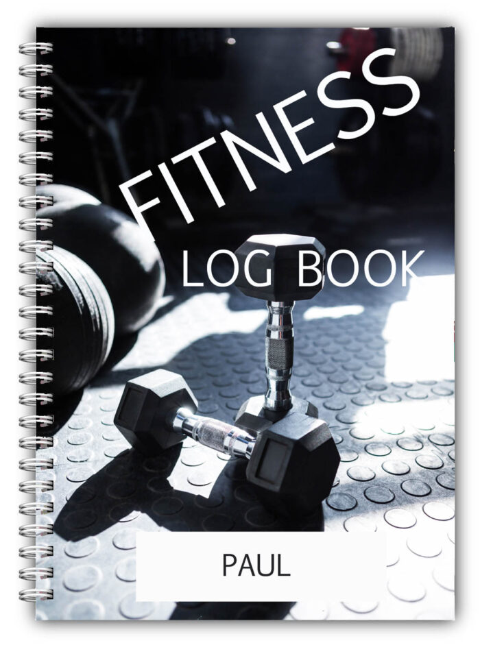 A5 Personalised Fitness Gym Log Book Diary 100 Pages 02